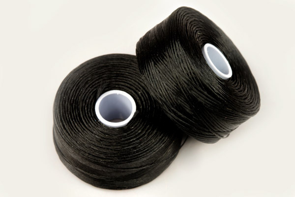 Superlon (S-lon) nit D (0,11 mm), cívka 71 m, černá (black)