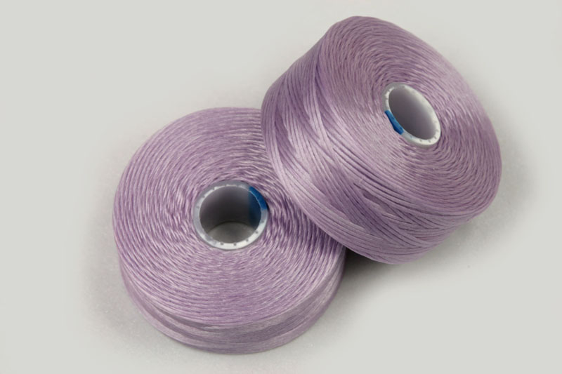 Superlon (S-lon) nit D (0,11 mm), cívka 71 m, levandulově fialová (lavender)