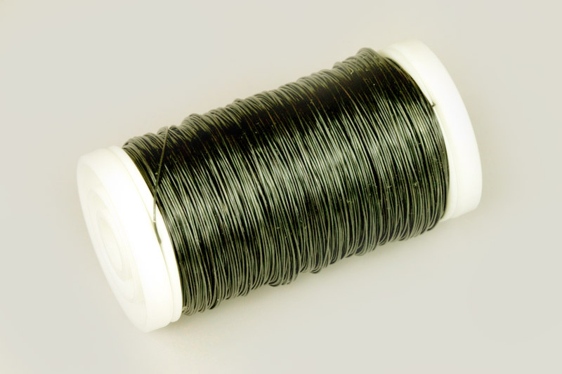 Vázací drát žíhaný - černý, průměr 0,35 mm, cívka 100g (cca 140 m)