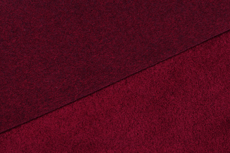 Ultrasuede - profi semišový podklad, 21,6x21,6 cm, bal. tuba - bordó červená (bordeaux)
