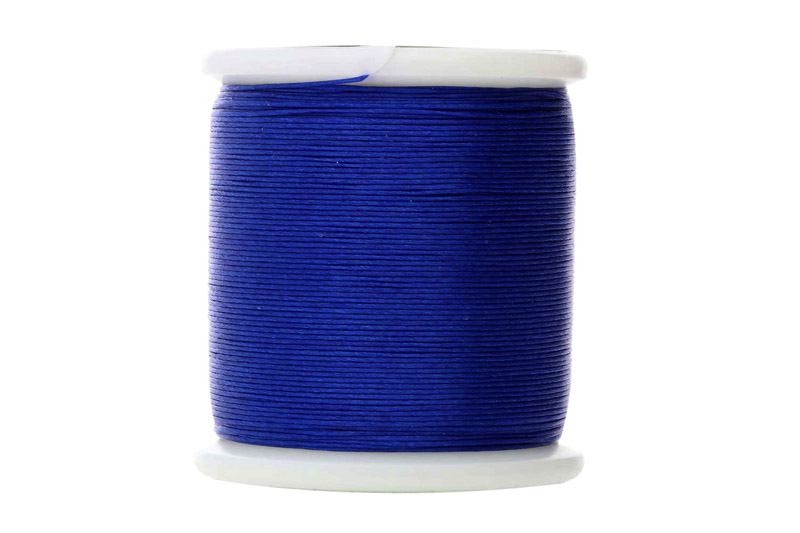 K.O. nylonová korálkovací nit, cívka 50 m, modrá (clear blue)