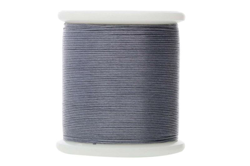 K.O. nylonová korálkovací nit, cívka 50 m, tmavě šedá (dark grey)