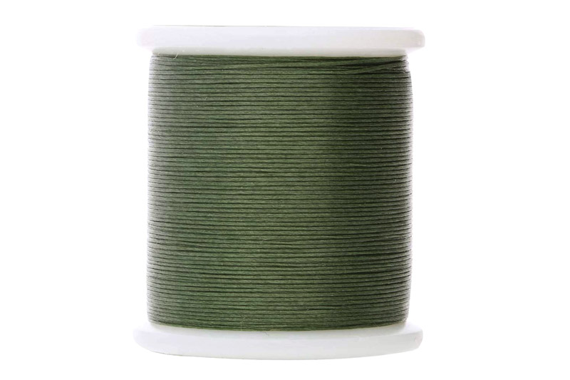 K.O. nylonová korálkovací nit, cívka 50 m, olivově zelená (olive)