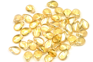 PRECIOSA Pip™ 5x7 mm, 30 ks - zušlechtění Blond Flare na krystalu