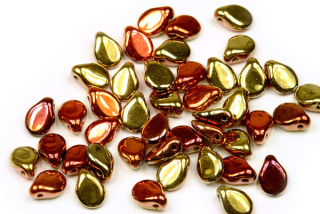 PRECIOSA Pip™ 5x7 mm, 30 ks - pokov California Gold Rush na krystalu