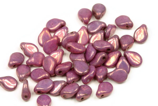 PRECIOSA Pip™ 5x7 mm, 30 ks - fialový listr Vega na alabastru