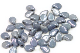 PRECIOSA Pip™ 5x7 mm, 30 ks - modrý listr na alabastru