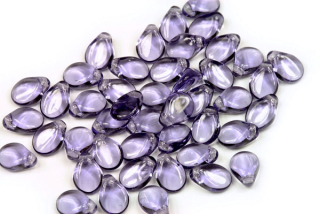 PRECIOSA Pip™ 5x7 mm, 30 ks - transparentní levandulově fialová