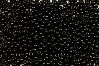PRECIOSA rokajl 7/0 (3,2 - 3,7 mm) RH, bal. 50 g - sytá černá