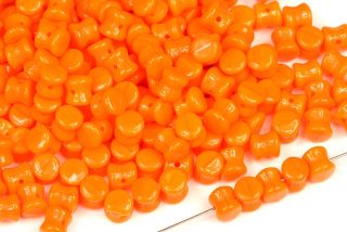 Preciosa Pellet™ 4x6 mm, 30 ks - sytá oranžová