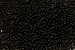 PRECIOSA rokajl 8/0 (2,8 - 3,2 mm) RH, bal. 50 g - sytá černá