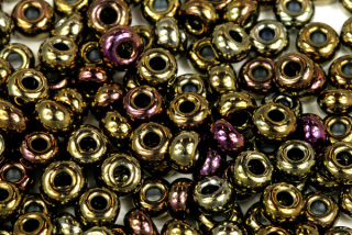 PRECIOSA rokajl 2/0 (5,8 - 6,3 mm) RH, bal. 50 g - hnědý iris