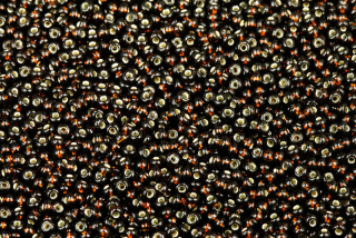 PRECIOSA rokajl 11/0 (2,0 - 2,2 mm) RH, bal. 50 g - transp. tmavý topaz, SL (hnědá)