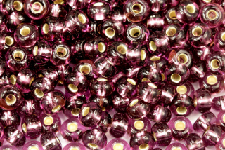 PRECIOSA rokajl 2/0 (5,8 - 6,3 mm) RH, bal. 50 g - transparentní ametystově fialová, SL