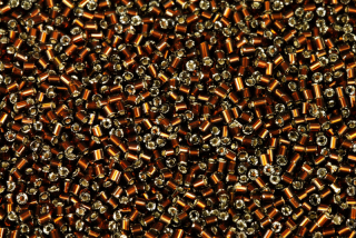 PRECIOSA Bugles-RH, rovné čípky 0,5" (1,6 mm), bal. 50 g - transp. tmavý topaz, SL