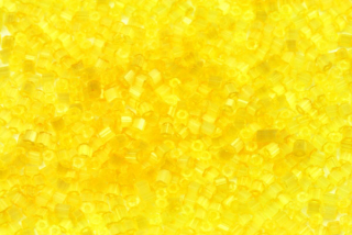 PRECIOSA dvoukrátky (2cuts) 10/0 (2,0-2,2 mm) RH, bal. 50 g - žlutá, Solgel