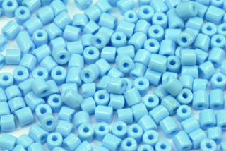 PRECIOSA Tubes-RH, válečky 3,5x3,5 mm, bal. 50 g - sytá tyrkysově modrá