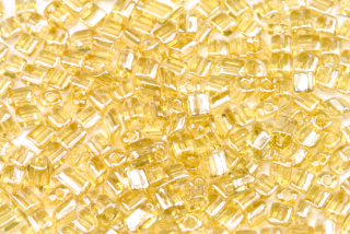 PRECIOSA Oblongs Bevelled-RH, šikmý obdélník 3,5 mm, bal. 50 g - transp. topaz, sfinx