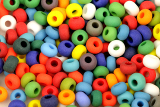 PRECIOSA rokajl MIX 2/0 (5,8 - 6,3 mm), bal. 50 g - sytý matný barevný mix