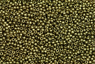 PRECIOSA rokajl 10/0 (2,2 - 2,4 mm) RH, bal. 50 g - metalická tmavší bronzová