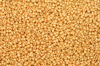 PRECIOSA rokajl 10/0 (2,2 - 2,4 mm) RH, bal. 50 g - terra metalická oranžová, matná