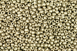 PRECIOSA rokajl 8/0 (2,8 - 3,2 mm) RH, bal. 50 g - metalická světlejší bronzová