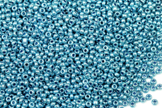 PRECIOSA rokajl 10/0 (2,2 - 2,4 mm) RH, bal. 50 g - metalická modrá