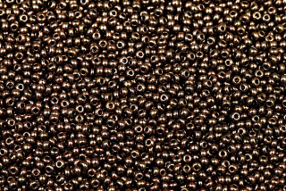PRECIOSA rokajl 10/0 (2,2 - 2,4 mm) RH, bal. 50 g - metalická hnědá