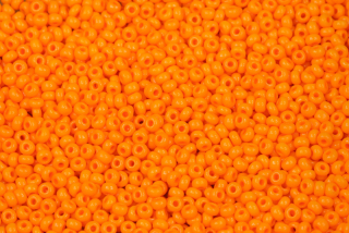 PRECIOSA rokajl 9/0 (2,4 - 2,8 mm) RH, bal. 50 g - sytá oranžová