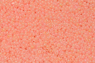 PRECIOSA rokajl 10/0 (2,2 - 2,4 mm) RH, bal. 50 g - světlý oranžový listr, alabastr