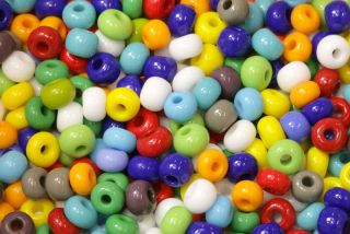 PRECIOSA rokajl MIX 3/0 (5,3 - 5,8 mm), bal. 50 g - mix sytých barev