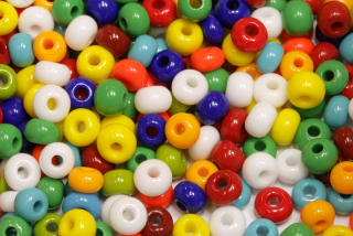 PRECIOSA rokajl MIX 3/0 (5,3 - 5,8 mm), bal. 50 g - sytý barevný mix