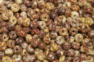 PRECIOSA rokajl MIX 4/0 (4,8 - 5,3 mm), bal. 50 g - travertinový mix