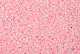 PRECIOSA rokajl 10/0 (2,2 - 2,4 mm) RH, bal. 50 g - růžový listr