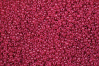 PRECIOSA rokajl 11/0 (2,0 - 2,2 mm) RH, bal. 50 g - červenorůžová, solgel alabastr