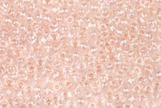 PRECIOSA rokajl 6/0 (3,7 - 4,3 mm) RH, bal. 50 g - krystal, růžový metalic. vtah, sfinx