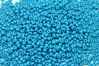 PRECIOSA rokajl 10/0 (2,2 - 2,4 mm) RH, bal. 50 g - sytá tyrkysově modrá