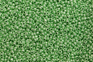PRECIOSA rokajl 11/0 (2,0 - 2,2 mm) RH, bal. 50 g - metalická zelená