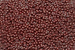 PRECIOSA rokajl 10/0 (2,2 - 2,4 mm) RH, bal. 50 g - sytá hnědá s listrem, sfinx
