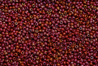 PRECIOSA rokajl 12/0 (1,8 - 2,0 mm) RH, bal. 50 g - sytá červená, korál, rainbow