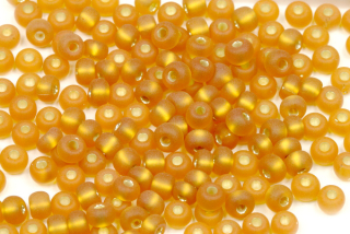 PRECIOSA rokajl 6/0 (3,7 - 4,3 mm) RH, bal. 50 g - transp. medově žlutý topaz matný, SL