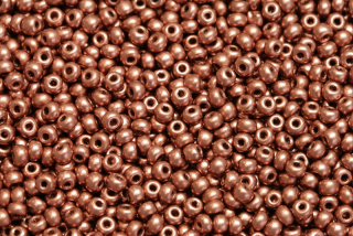 PRECIOSA rokajl 11/0 (2,0 - 2,2 mm) RH, bal. 50 g - šedá, solgel na alabastru