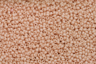 PRECIOSA rokajl 11/0 (2,0 - 2,2 mm) RH, bal. 50 g - béžovohnědá, solgel na křídě