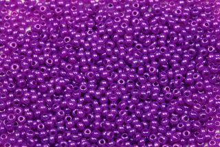 PRECIOSA rokajl 11/0 (2,0 - 2,2 mm) RH, bal. 50 g - fialová, solgel na alabastru