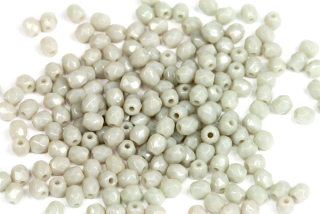 Broušená kulička ohňovka 3 mm, 100 ks - sytá šedá