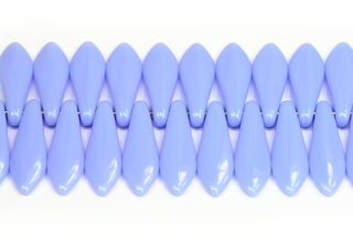 Mačkané jazýčky 5x16 mm, 25 ks - sytá světle safírově modrá