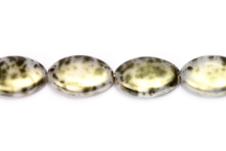 Smáčená perle Exclusive, šváb 16x11 mm, 10 ks/16 cm