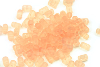 Matubo Rulla™ 3x5 mm, bal. 10 g - transp. matná růžová, rozalín
