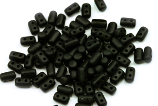 Matubo Rulla™ 3x5 mm, bal. 10 g - sytá černá matná