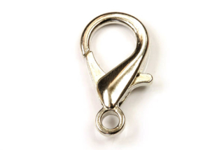 Karabinka 21 mm, galva platina, 1 ks